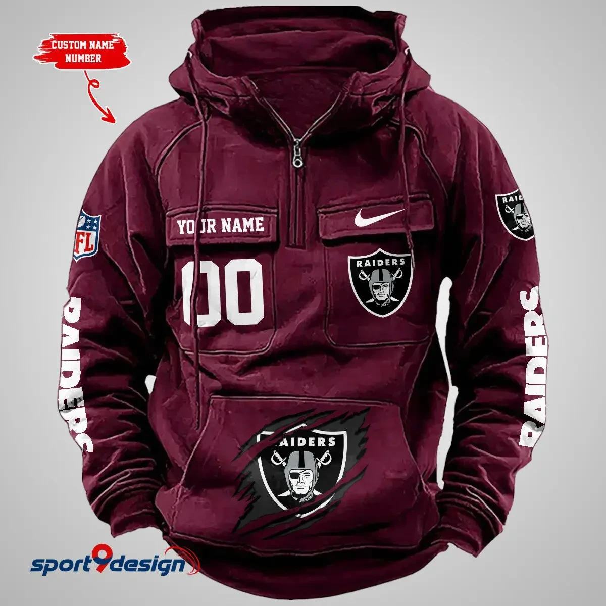 Las Vegas Raiders Vintage Men Hoodie PBUDHL6