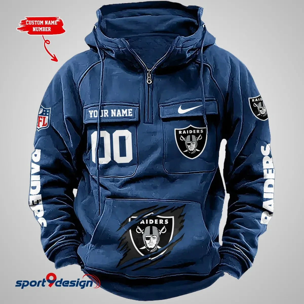 Las Vegas Raiders Vintage Men Hoodie PBUDHL6
