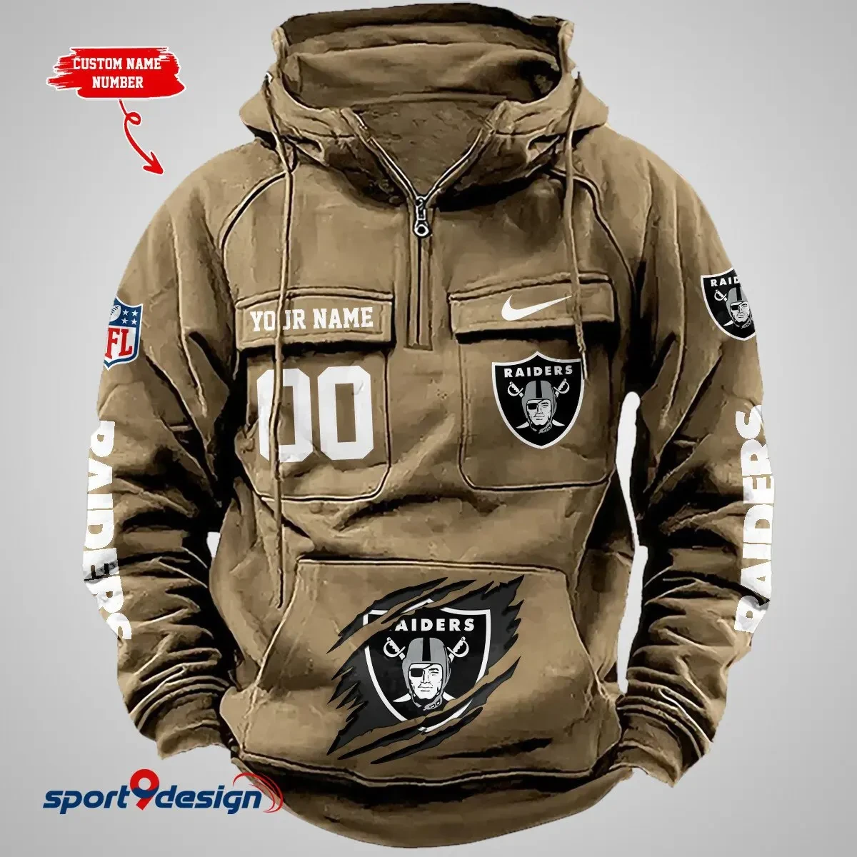 Las Vegas Raiders Vintage Men Hoodie PBUDHL6