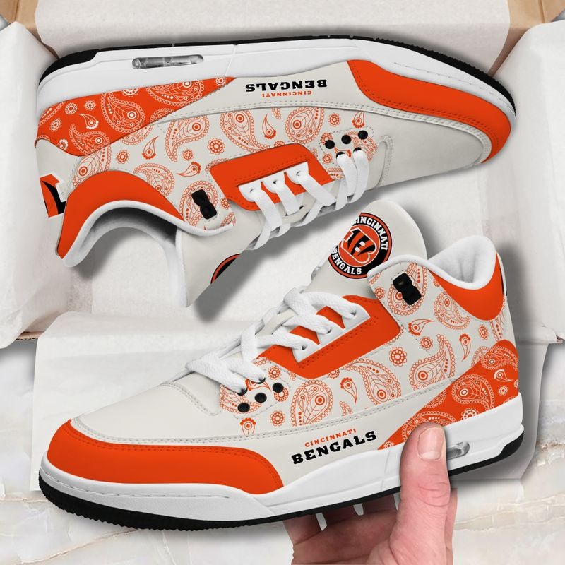 Cincinnati Bengals Basic Leather JD03 Shoes Men and Women AZBTAJ3000172