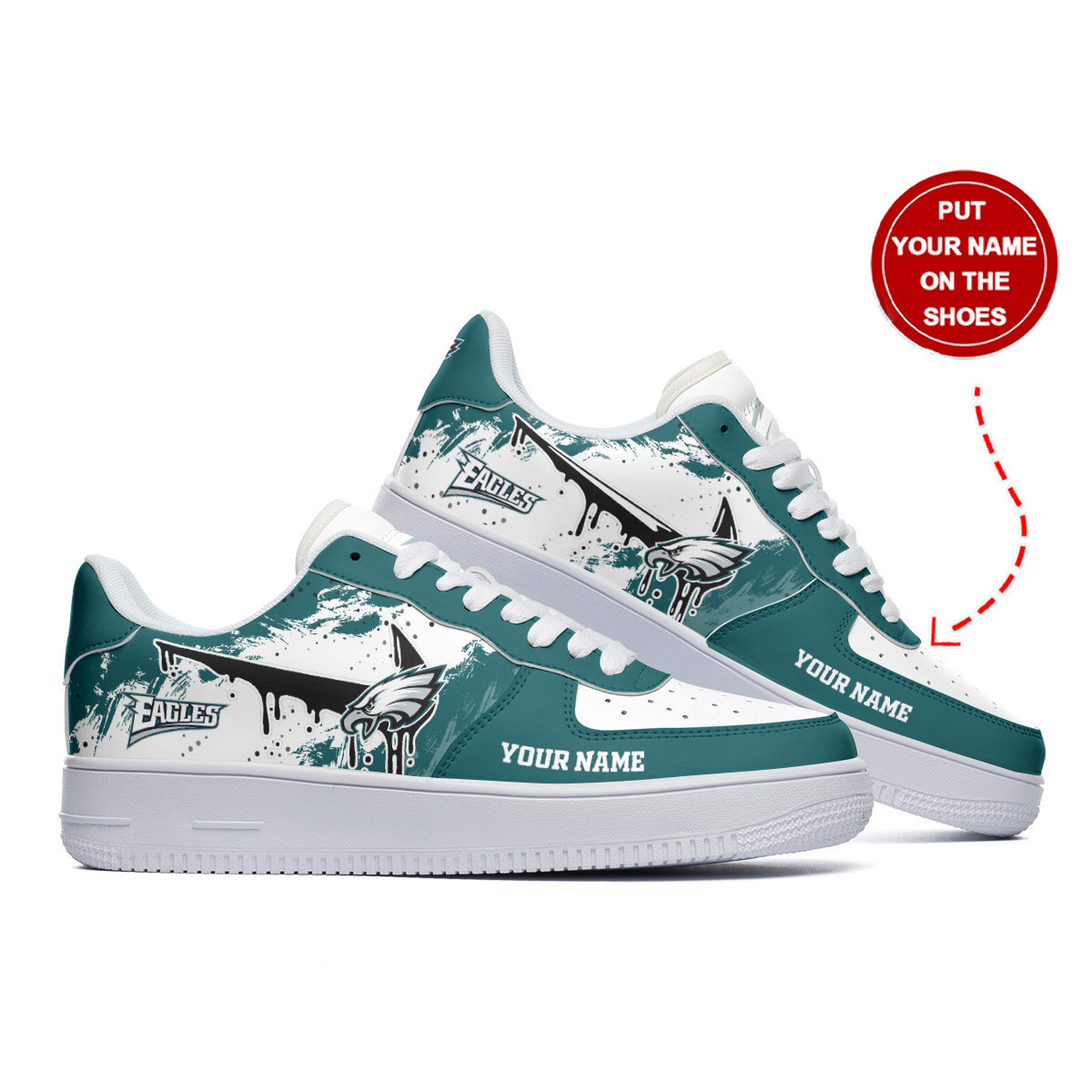 Philadelphia Eagles Personalized AF1 Shoes PB0IRKG