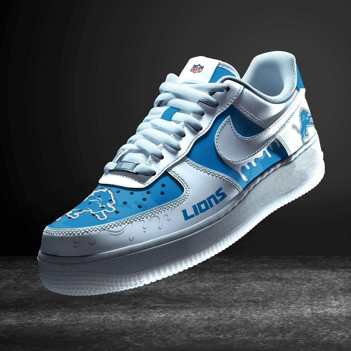 Detroit Lions | New Collection Trending Air Force 1 Sneakers