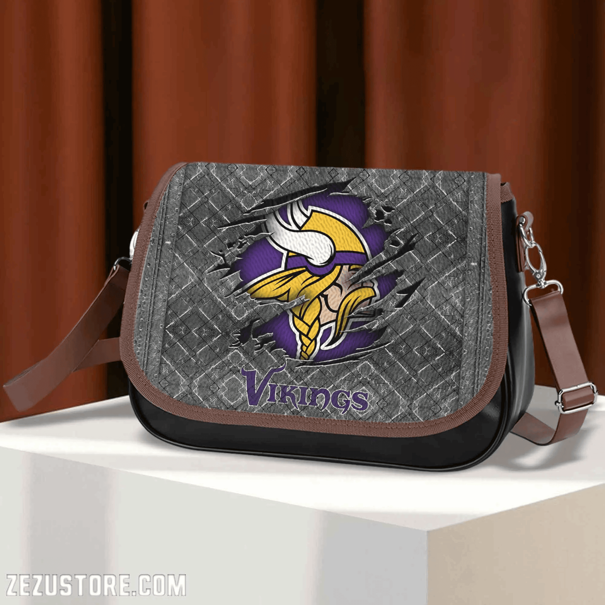Minnesota Vikings NFL M01 Leather Bag PB18UNC