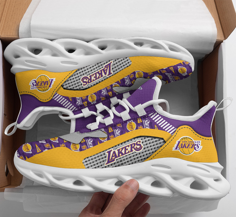 Los Angeles Lakers Yezy Running Sneakers PB5X8HF