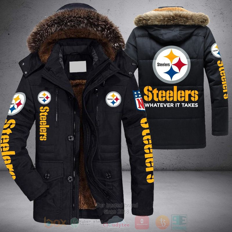 NFL Pittsburgh Steelers Whatever It Takes Parka Jacket - LIMITED EDITION
