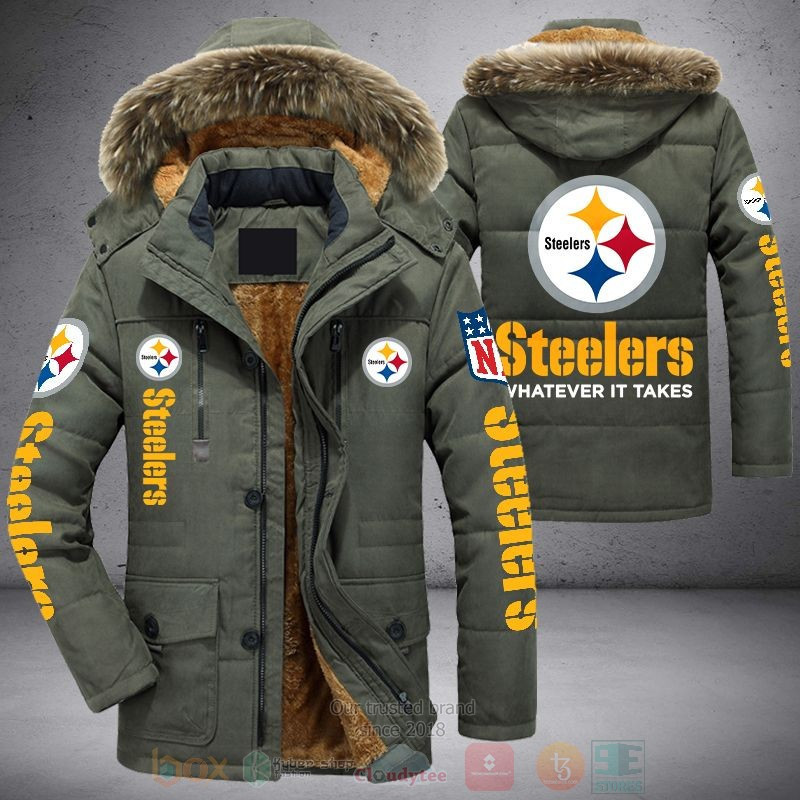 NFL Pittsburgh Steelers Whatever It Takes Parka Jacket - LIMITED EDITION