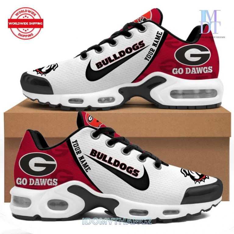 NCAA Georgia bulldogs Personalized Plus T-N Youth Sneakers TJU8Y
