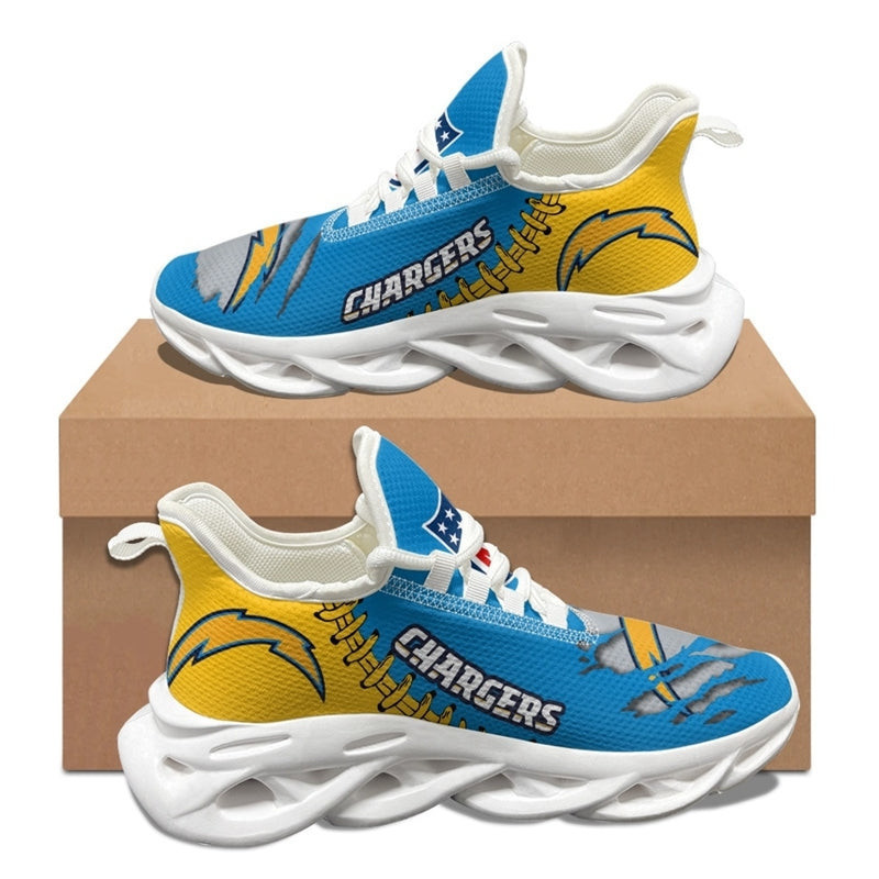 Los Angeles Chargers Sneakers 3D Max Soul Shoes mx980