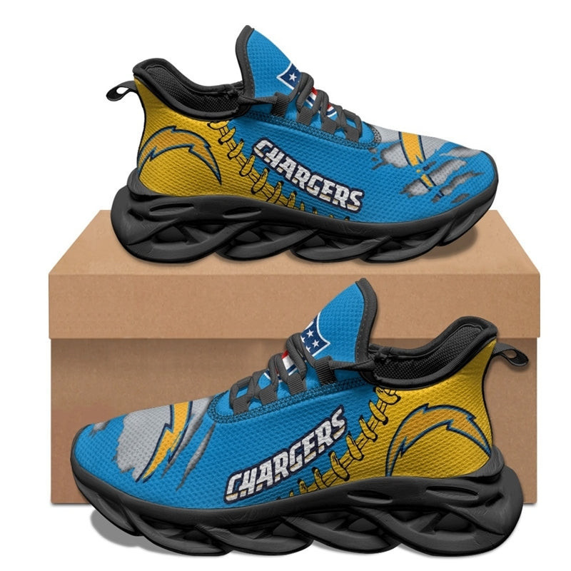 Los Angeles Chargers Sneakers 3D Max Soul Shoes mx980