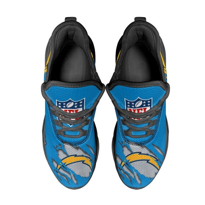 Los Angeles Chargers Sneakers 3D Max Soul Shoes mx980