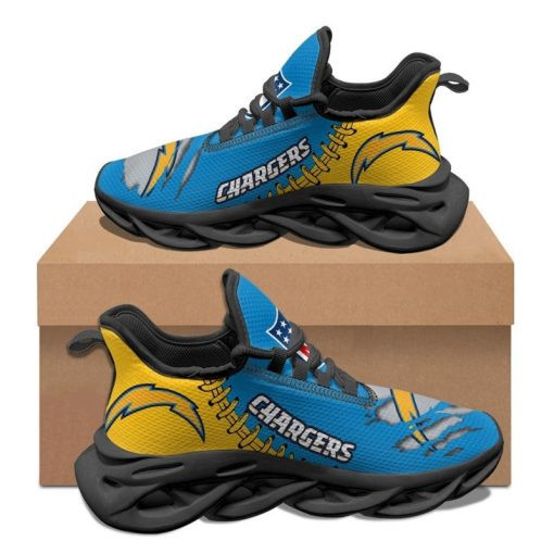 Los Angeles Chargers Sneakers 3D Max Soul Shoes mx980