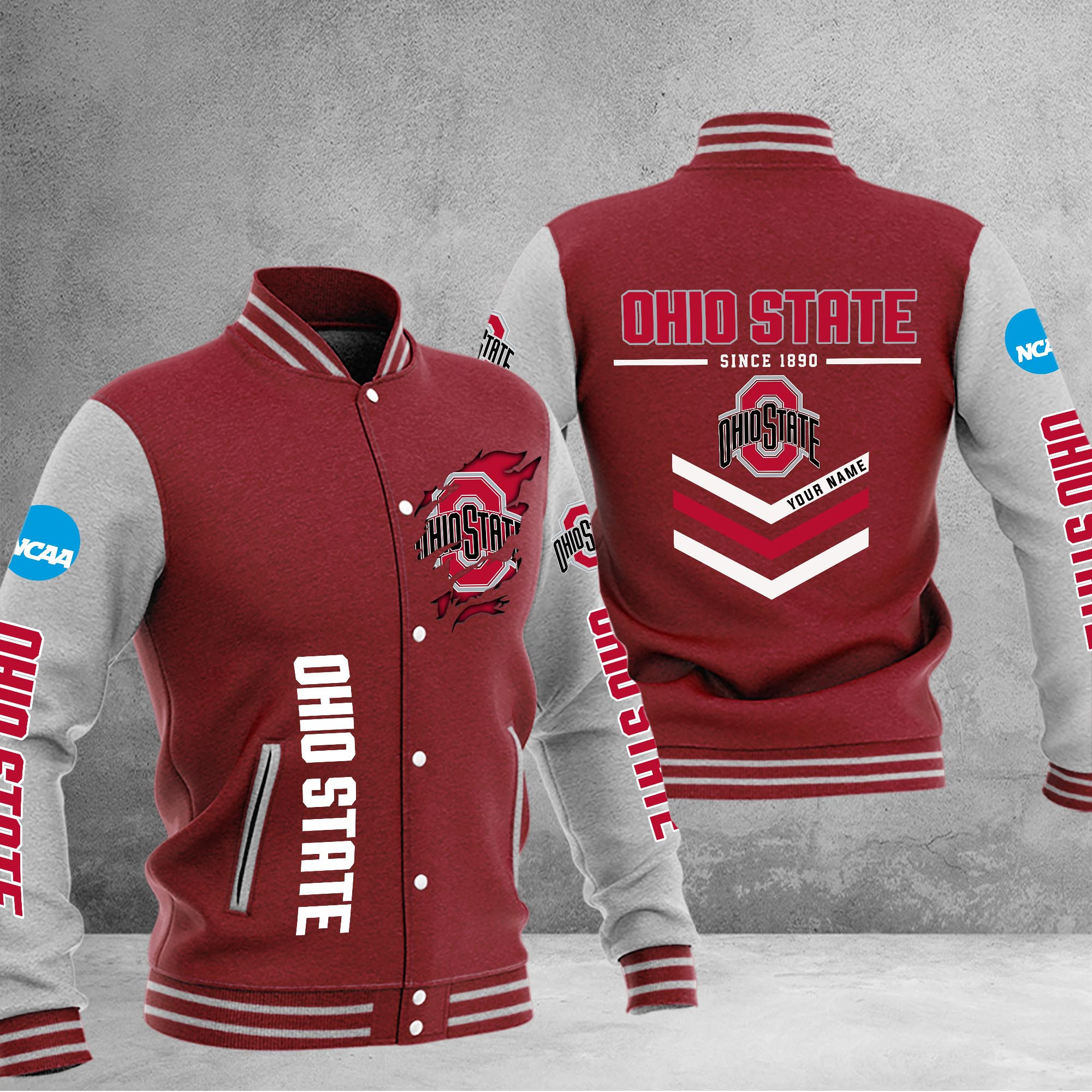 Ohio State Buckeyes Varsity Jacket SPTBBJACK23