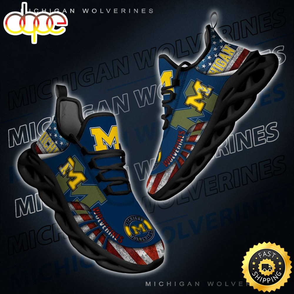 Michigan Wolverines Personalized Yezy Running Sneakers KJU76