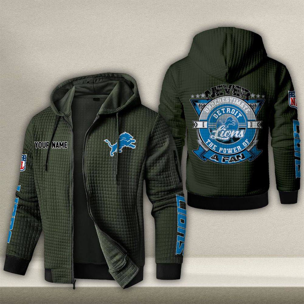 Detroit Lions Zip Hoodie PBLQ5WU