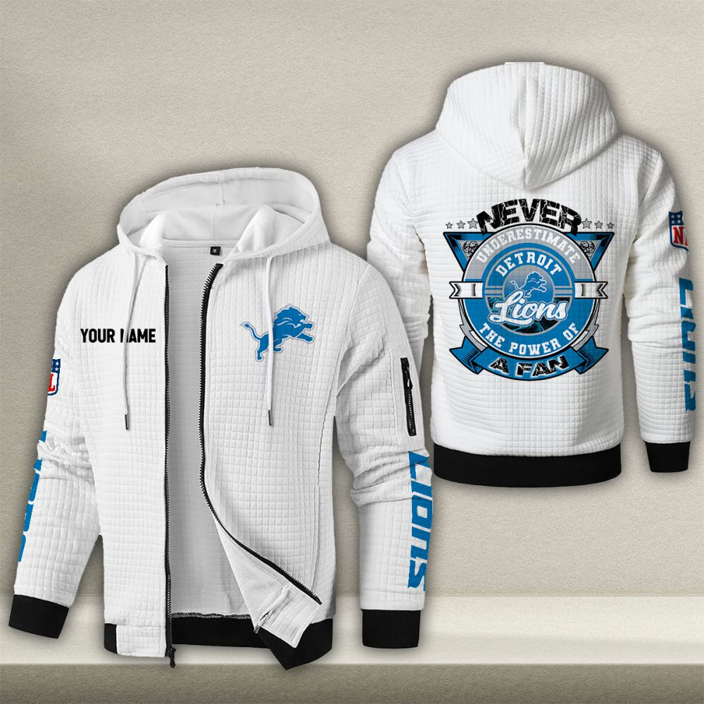 Detroit Lions Zip Hoodie PBLQ5WU