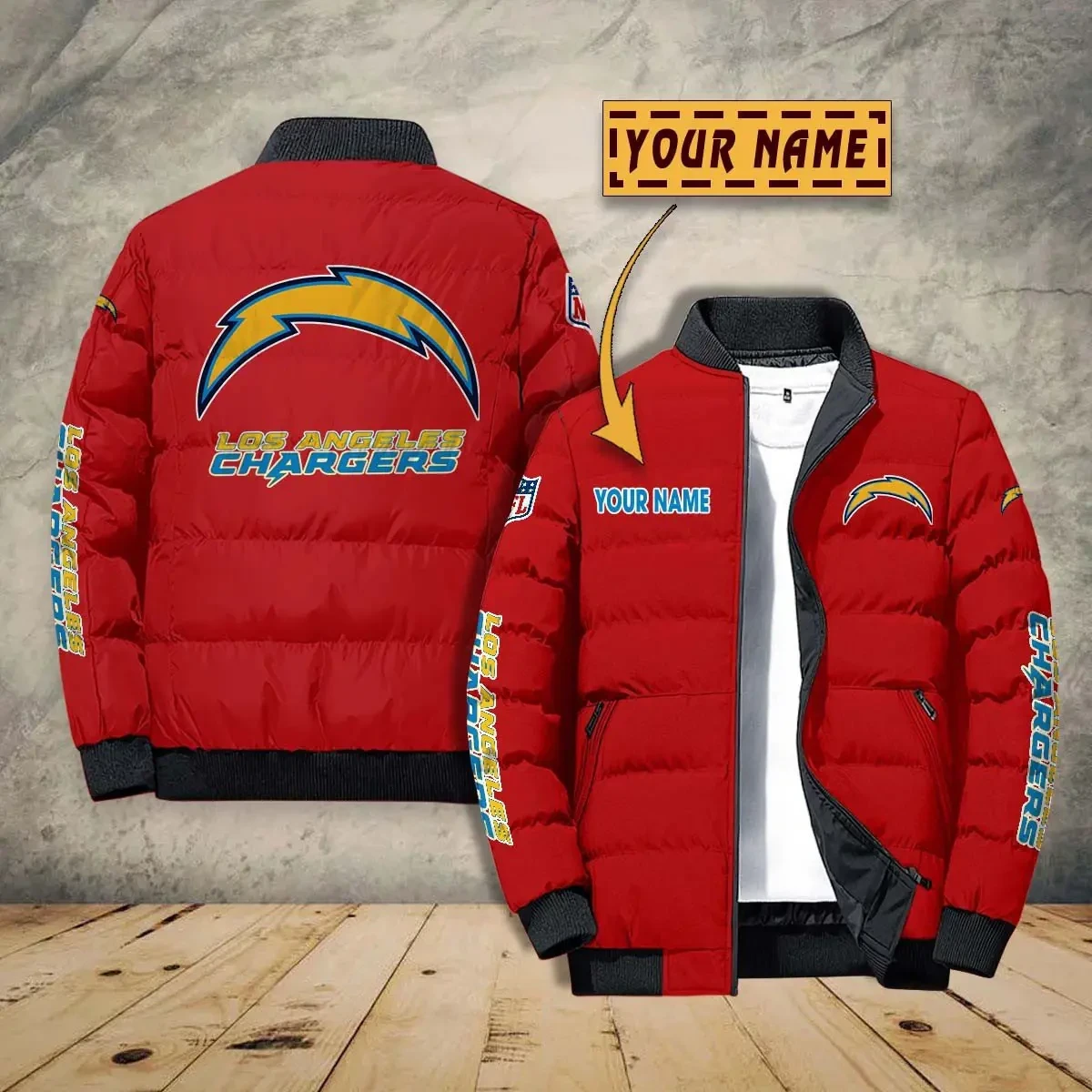 Los Angeles Chargers Puffer Jacket PBZ6DXP