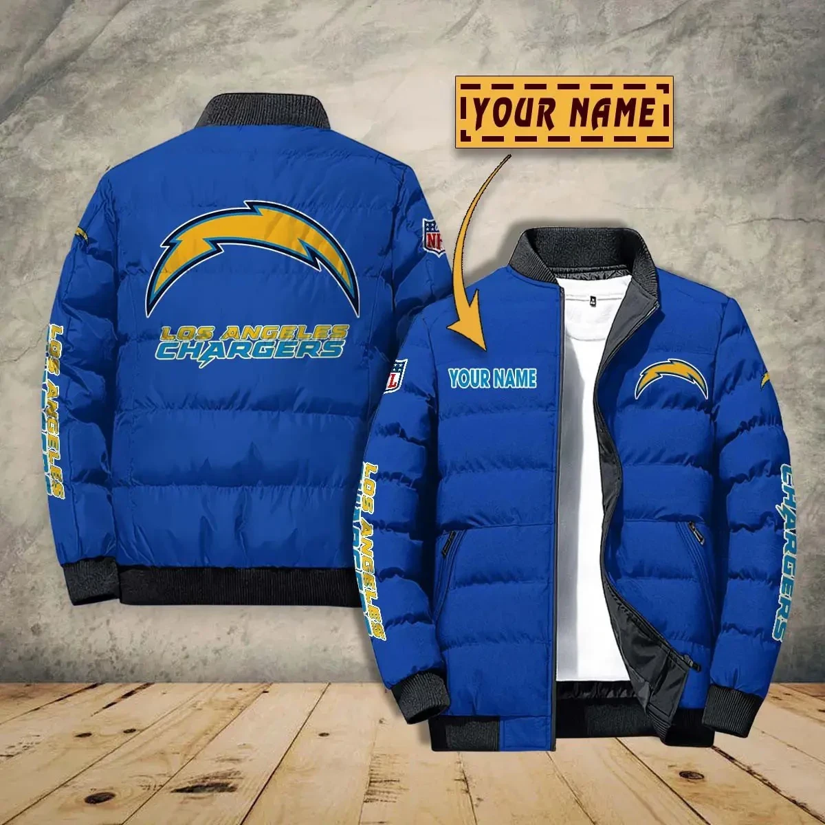 Los Angeles Chargers Puffer Jacket PBZ6DXP