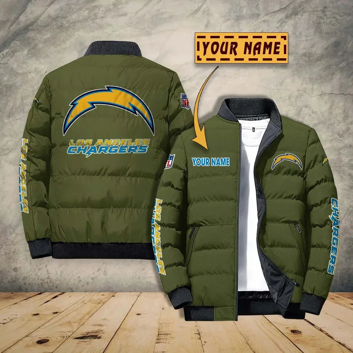 Los Angeles Chargers Puffer Jacket PBZ6DXP