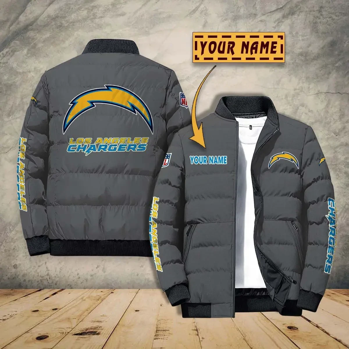 Los Angeles Chargers Puffer Jacket PBZ6DXP