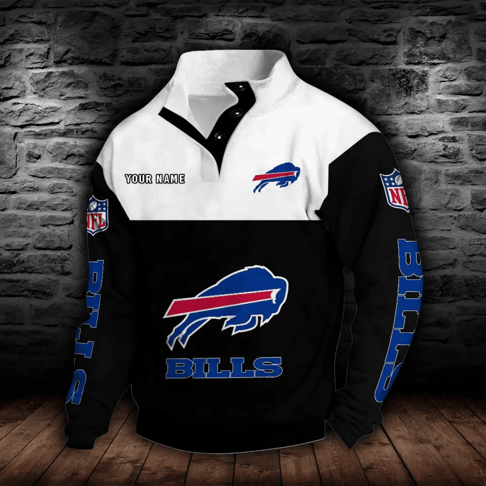 Buffalo Bills NFL Sports Sweatshirt Colorful PBZ9IJK