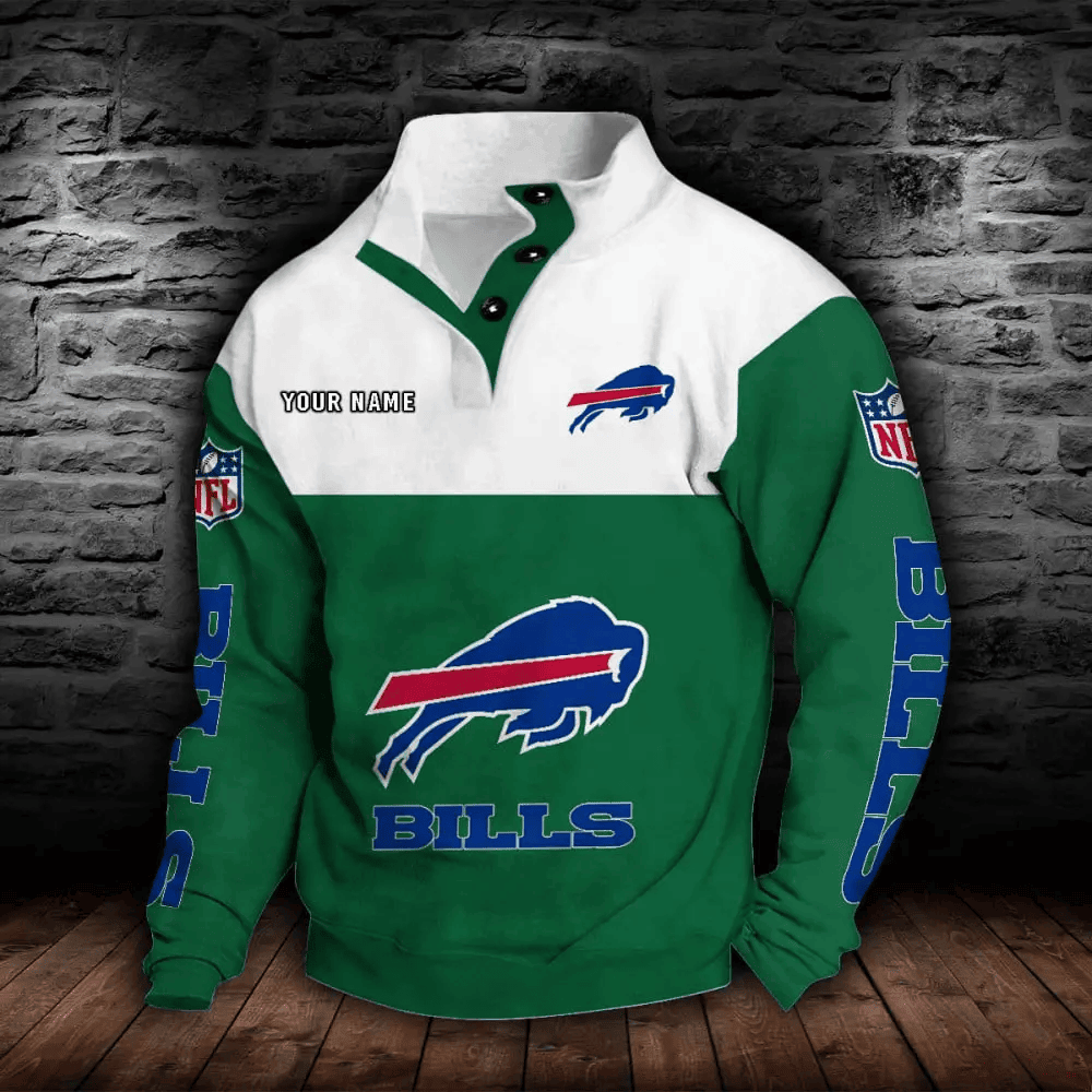 Buffalo Bills NFL Sports Sweatshirt Colorful PBZ9IJK