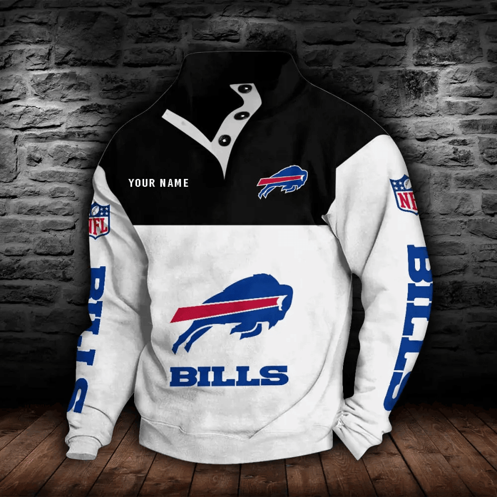 Buffalo Bills NFL Sports Sweatshirt Colorful PBZ9IJK