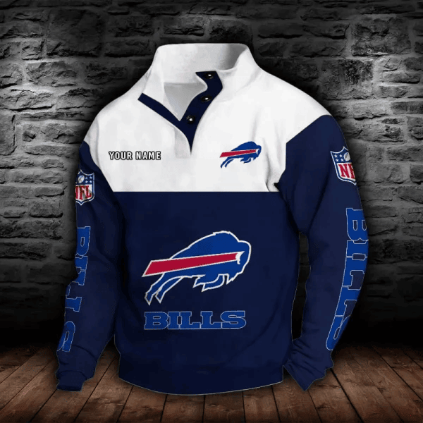 Buffalo Bills NFL Sports Sweatshirt Colorful PBZ9IJK