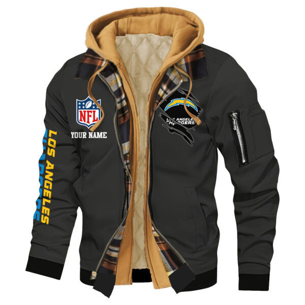 Los Angeles Chargers Jacket Casual Fake Two Piece Design PBMYPE9