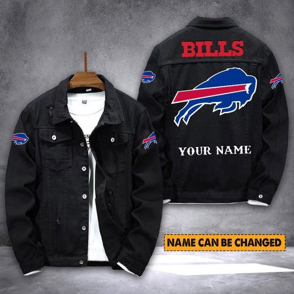 Buffalo Bills Personalized New Denim Jacket PB9J9RE