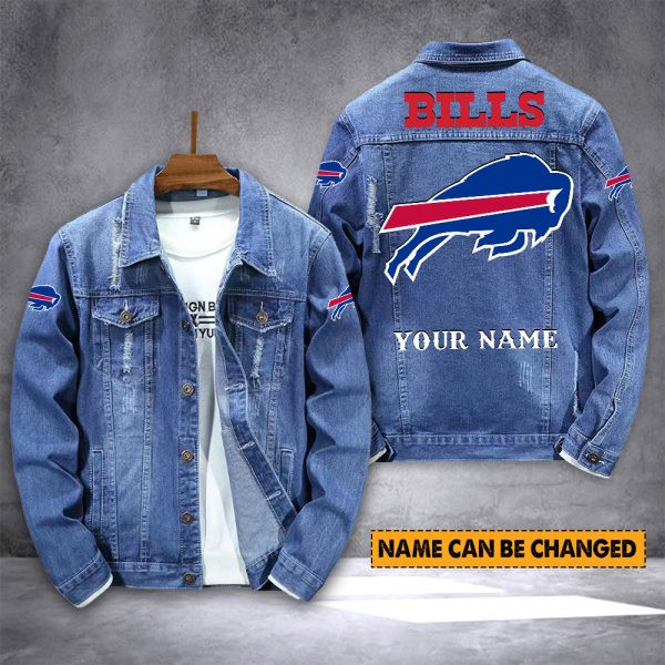 Buffalo Bills Personalized New Denim Jacket PB9J9RE