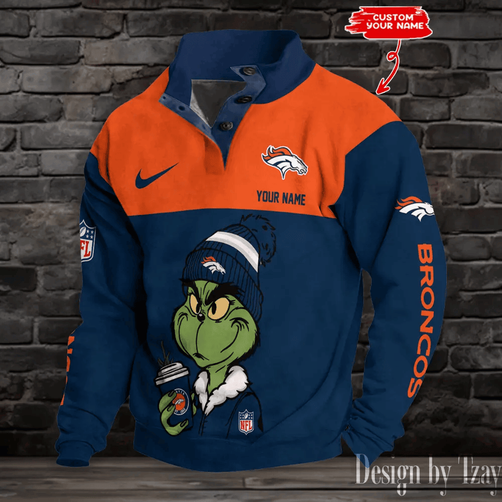 Denver Broncos Sport Print Sweatshirt S9DBSCH709