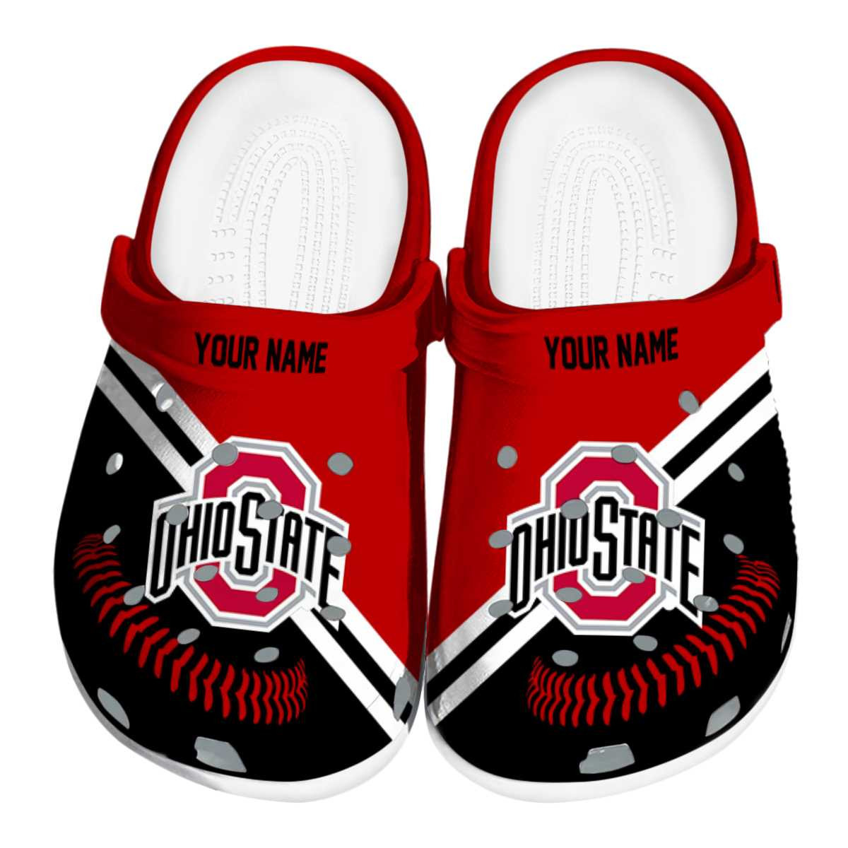 NCAAF Ohio State Buckeyes Clogs Shoes Nicegift CRCL8