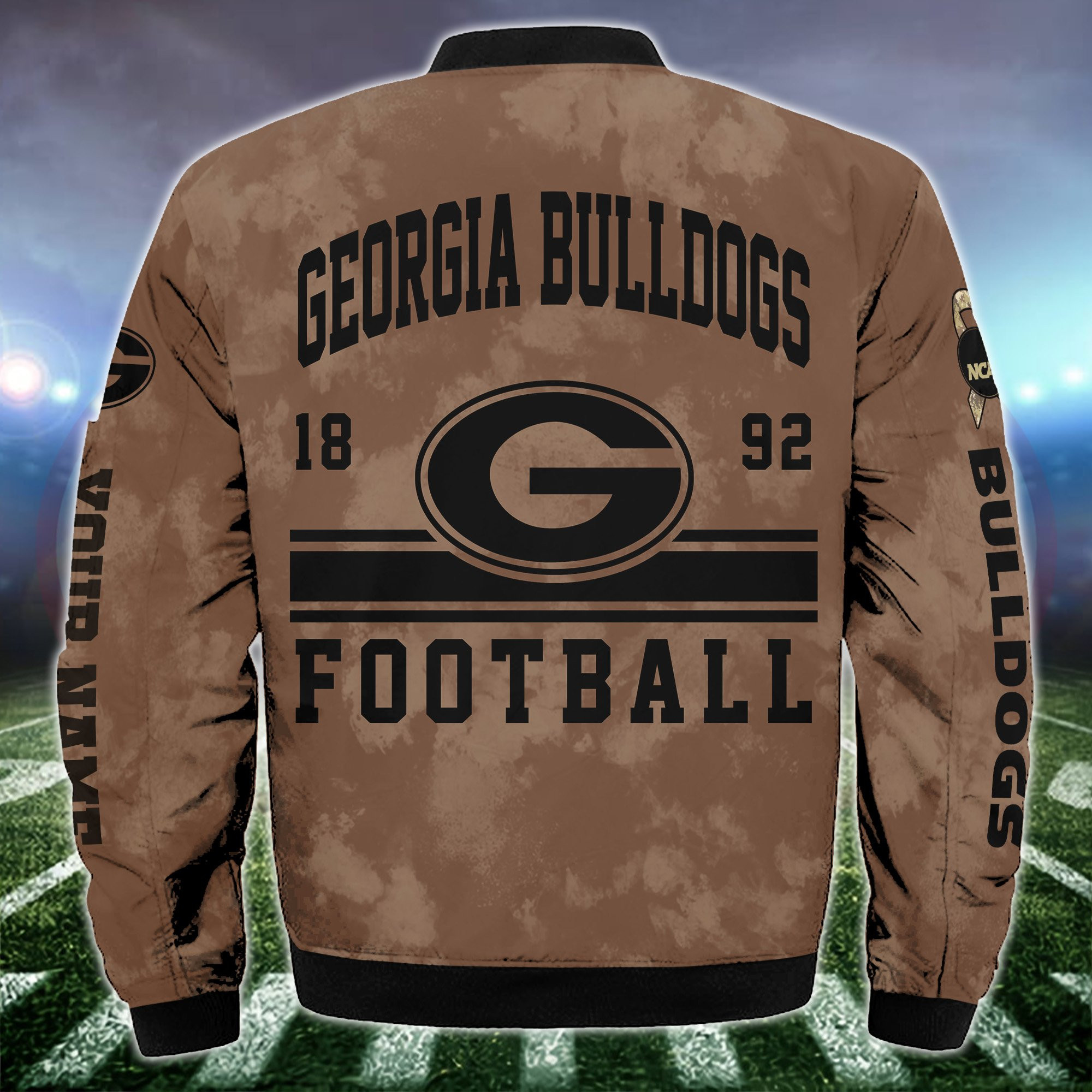 Georgia Bulldogs Bomber jacket Custom Your Name , Sport Jacket, FootBall Fan Gifts PBSFBO7