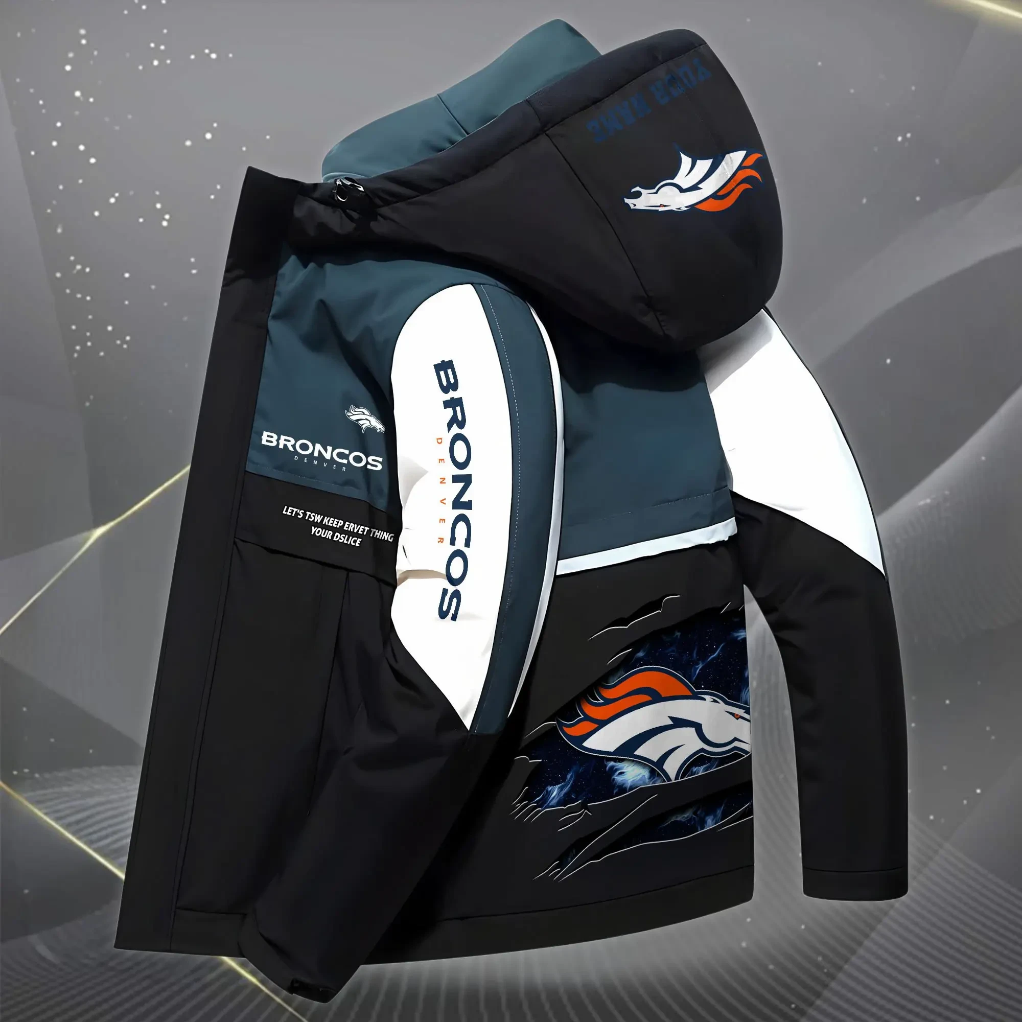 Denver Broncos Outdoor Windproof Jacket SPTOWPJK043