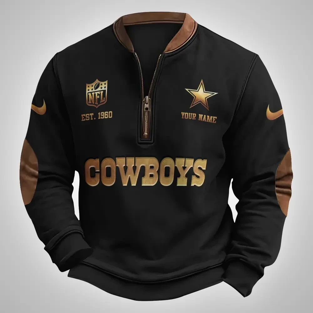 Dallas Cowboys Classic Half Zip Pullover SPTCHZP009