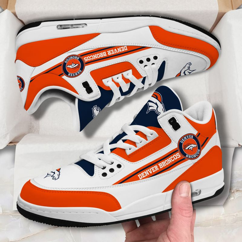 Denver Broncos Basic Leather JD03 Shoes Men and Women AZBT0045V