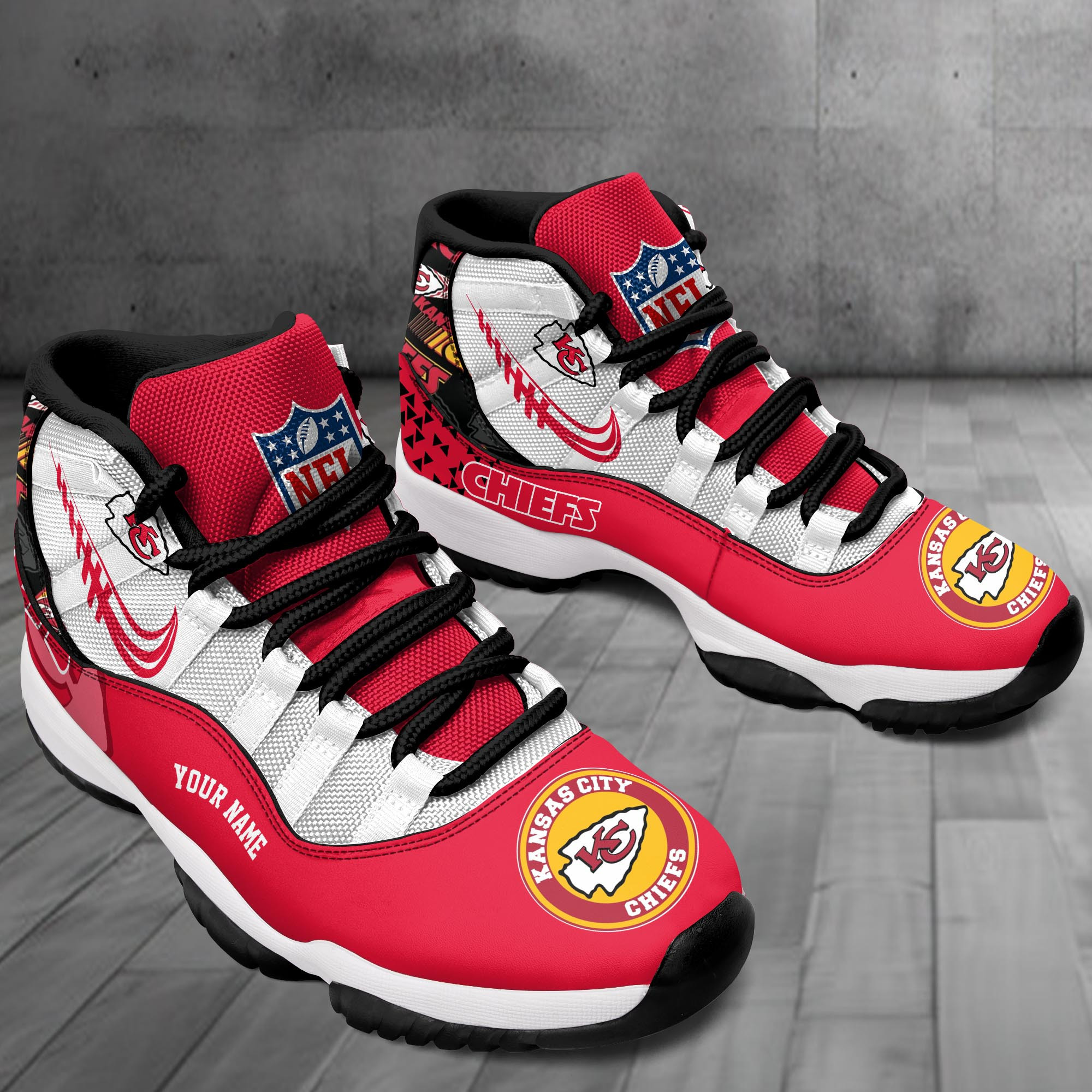 Kansas City Chiefs Air Jordan 11 Shoes PB6M2QI