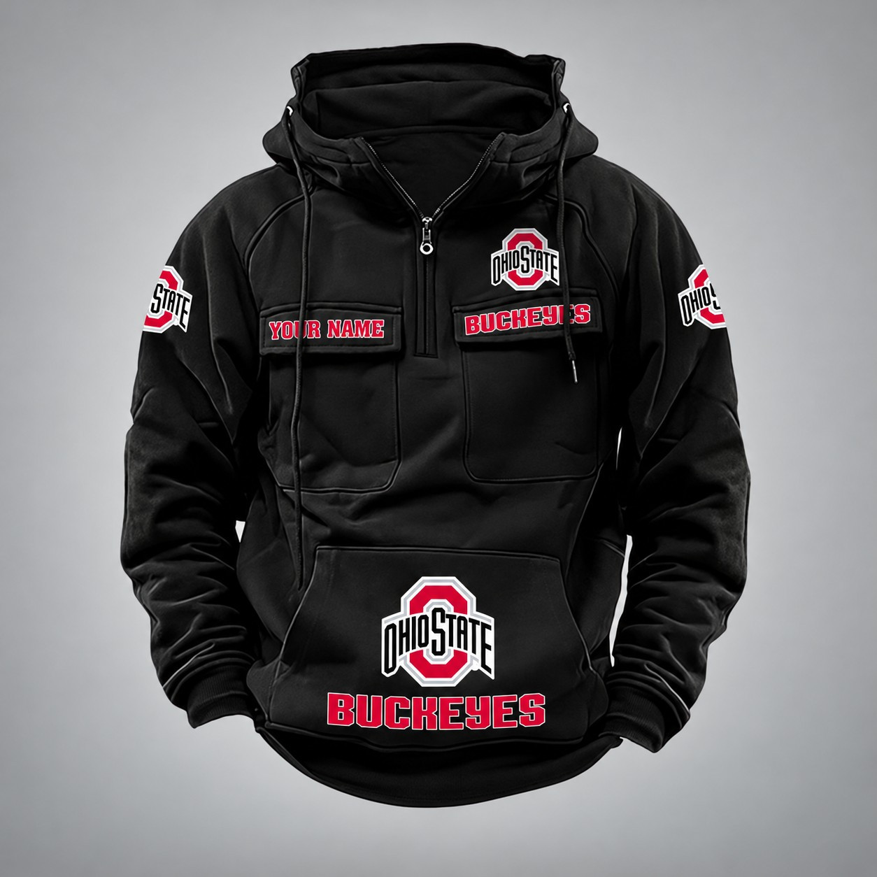 Ohio State Buckeyes Vintage Men Hoodies DV63234