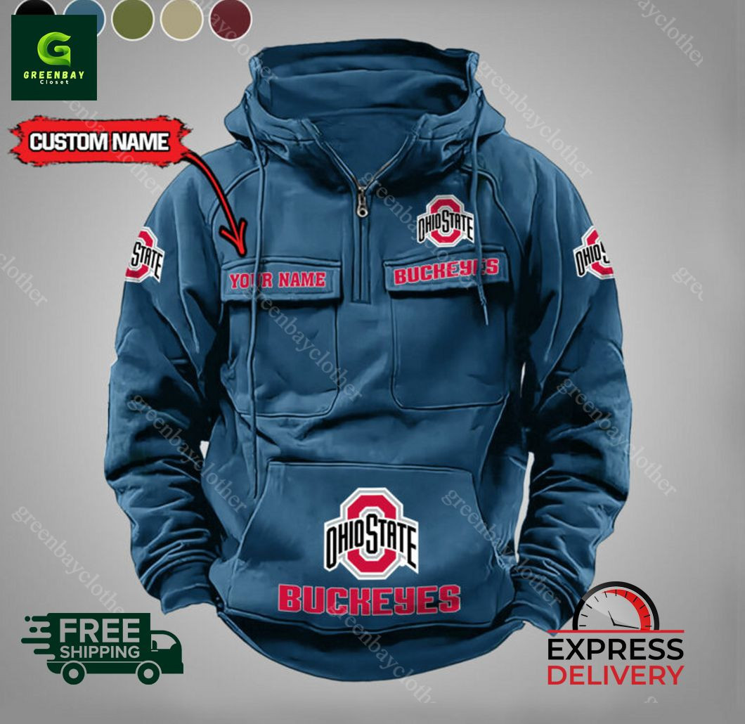 Ohio State Buckeyes Vintage Men Hoodies PBKCUU0