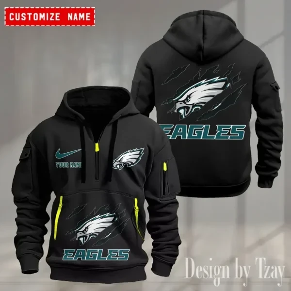 Philadelphia Eagles Heavy Fleece Pullover Hoodie PB1JQ74