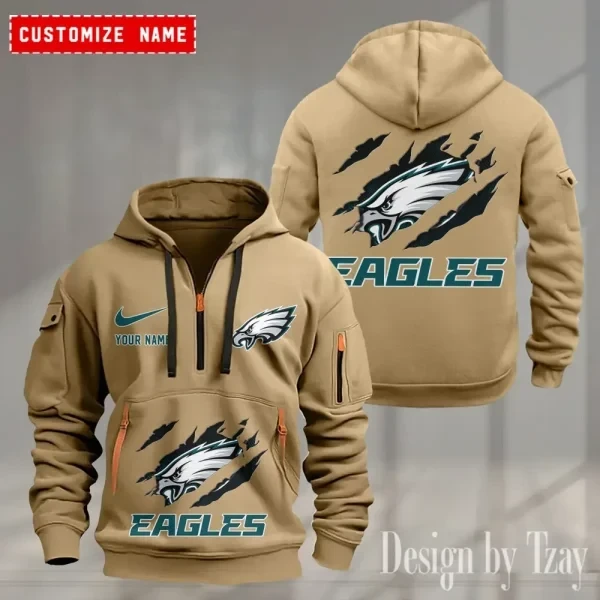 Philadelphia Eagles Heavy Fleece Pullover Hoodie PB1JQ74
