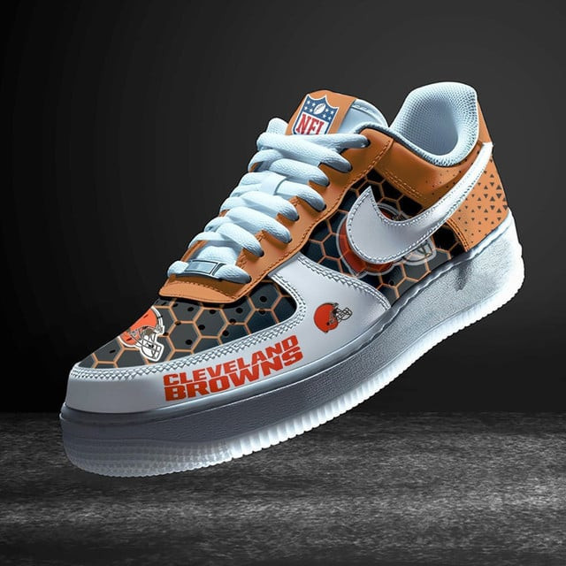 Cleveland Browns | New Collection Trending Air Force 1 Multicolor Sneakers