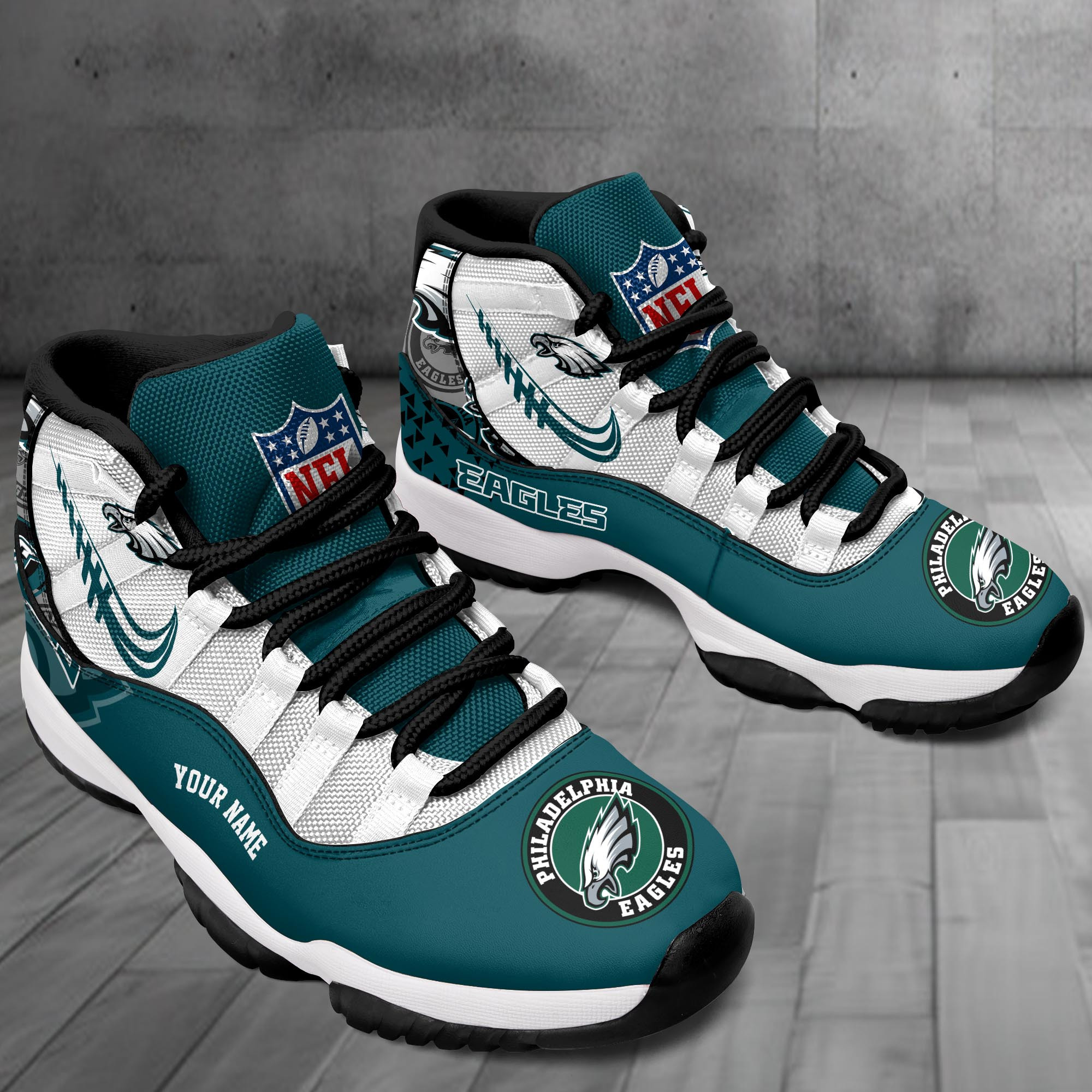 Philadelphia Eagles Air Jordan Sneakers PB7HAF3