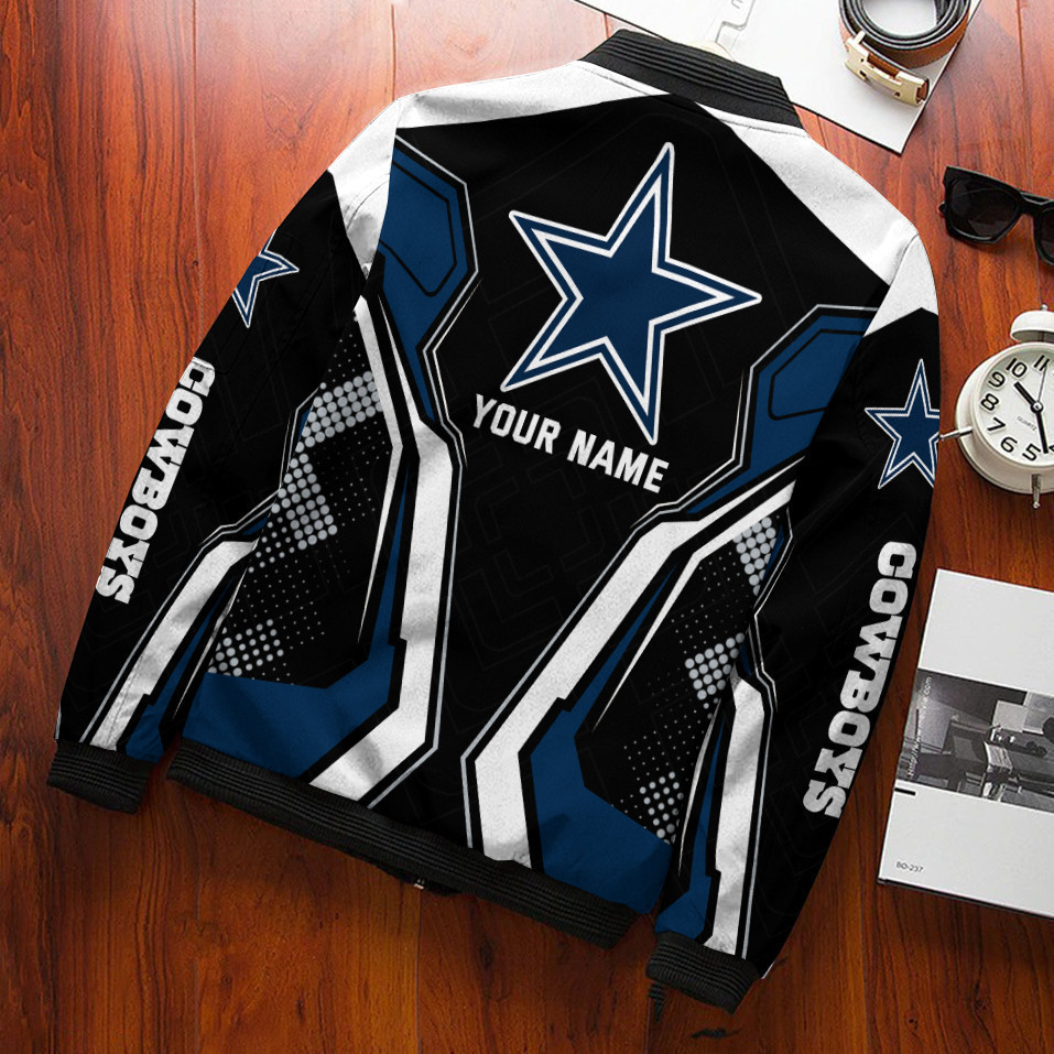 Dallas Cowboys Personalized Bomber Jacket PB8L2TO