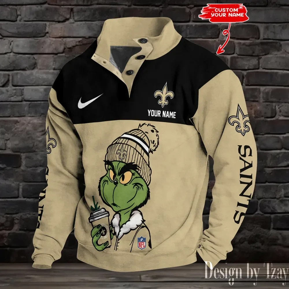 New Orleans Saints Sport Print Sweatshirt S9DBSCH718