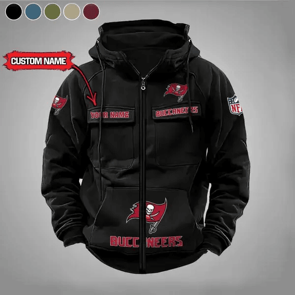 Tampa Bay Buccaneers Vintage Men Hoodies Zipup DV5 PBZ5VDE