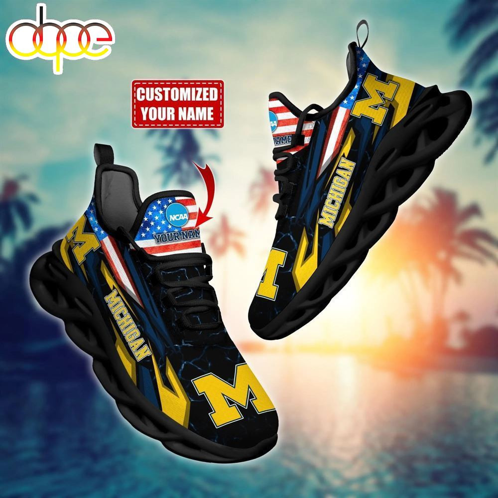 Michigan Wolverines Personalized Yezy Running Sneakers RT612A
