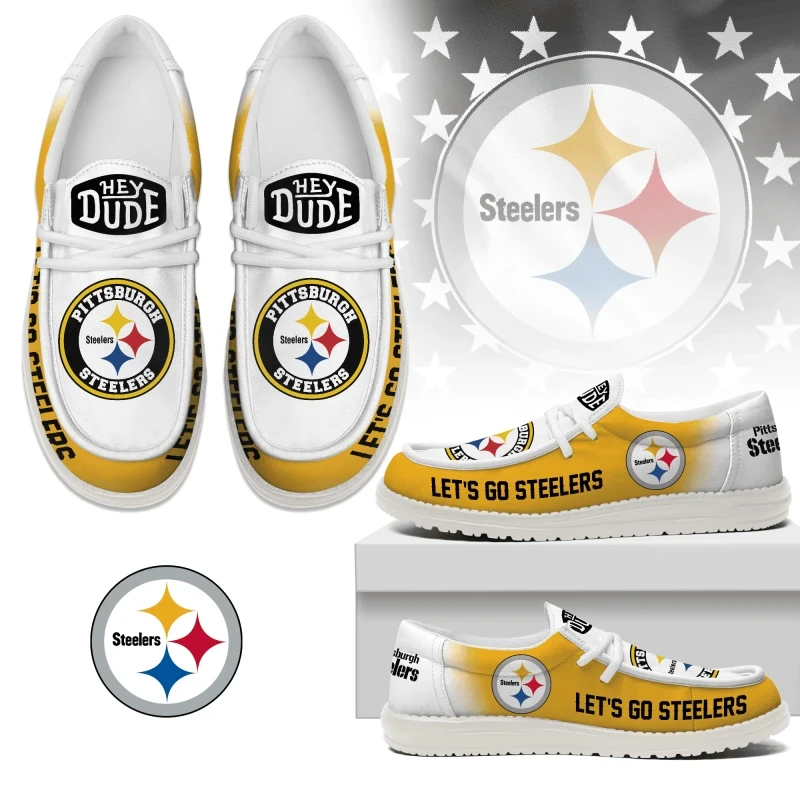 Pittsburgh Steelers Moccasin Slippers – Hey Dude Shoes Style AZCHD33