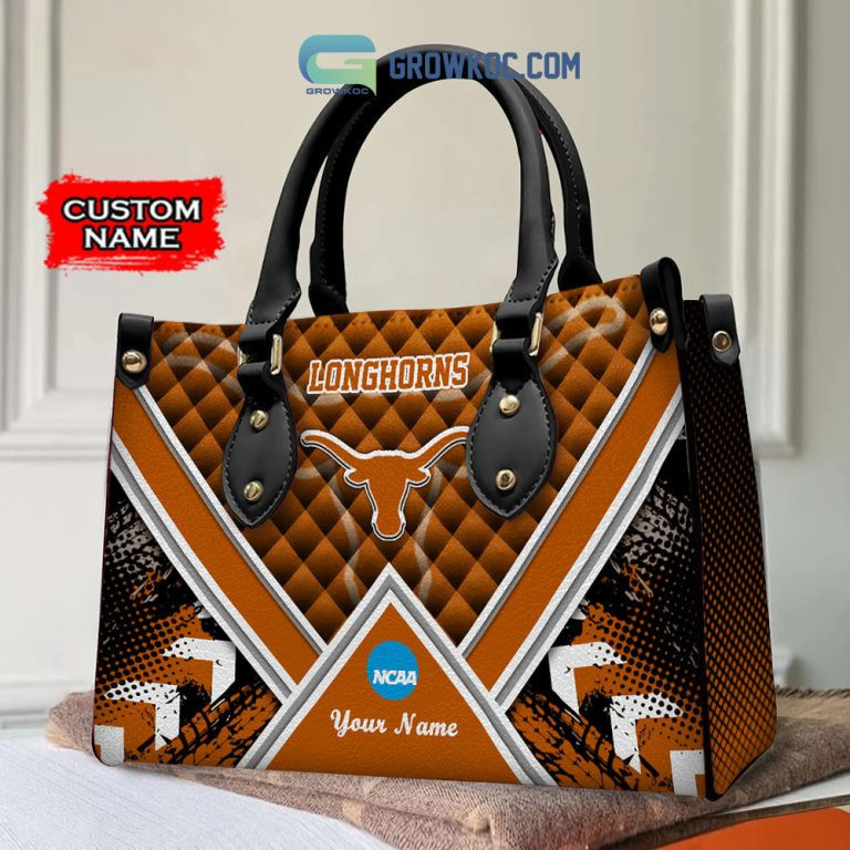 Texas Longhorns Leather Hand Bag BBLTH234