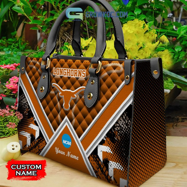 Texas Longhorns Leather Hand Bag PB8ZV17
